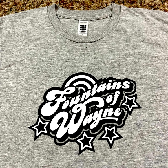 American Apparel Shirts 1 Fountains Of Wayne Band Funky Cursive